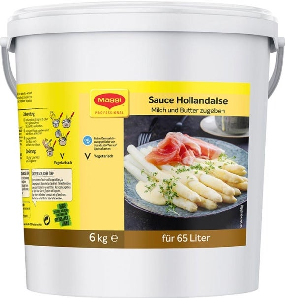 600 g, 6 kg. MAGGI® Professional Sauce Hollandaise